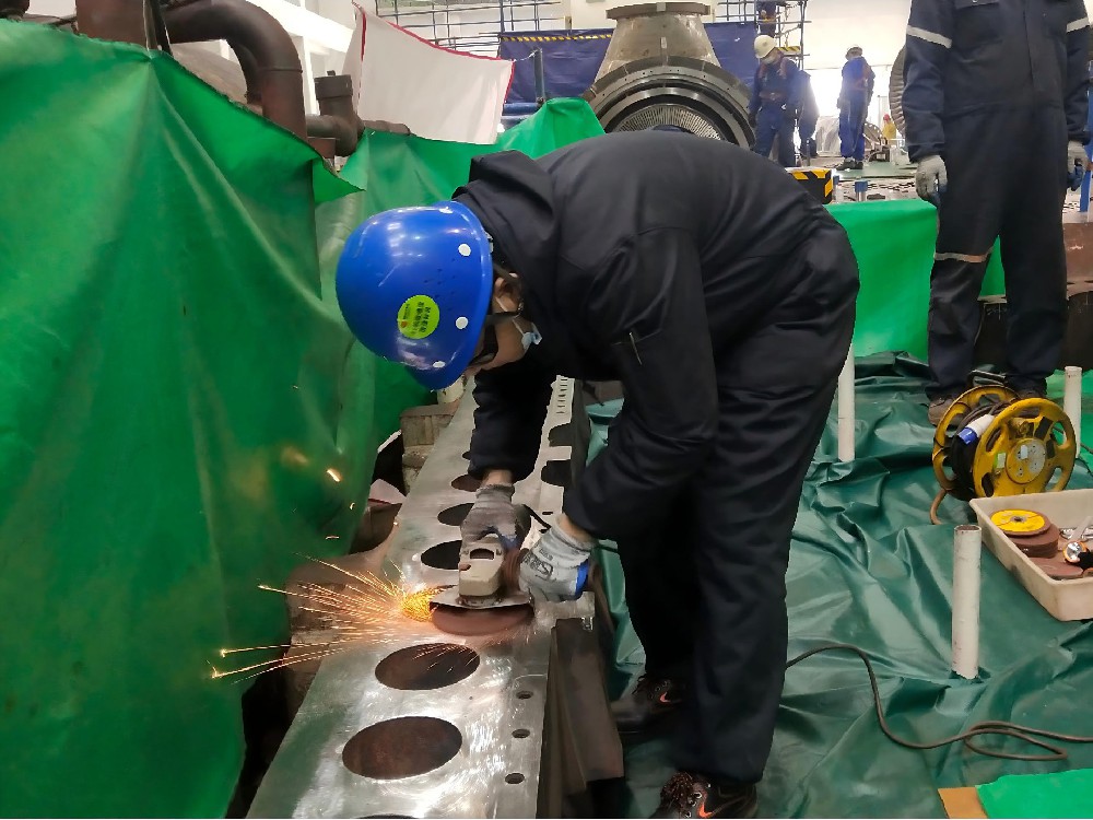 汽轮机中分面修复